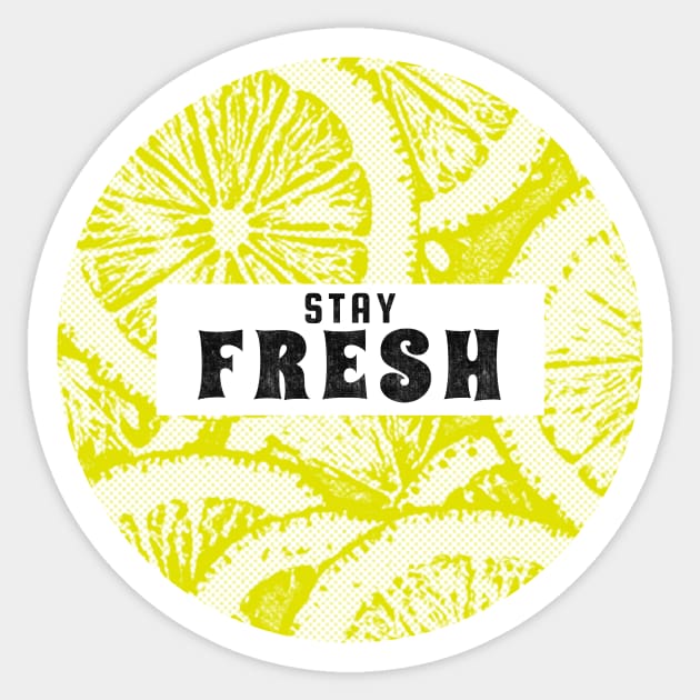 Stay Fresh Sticker by MONMON-75